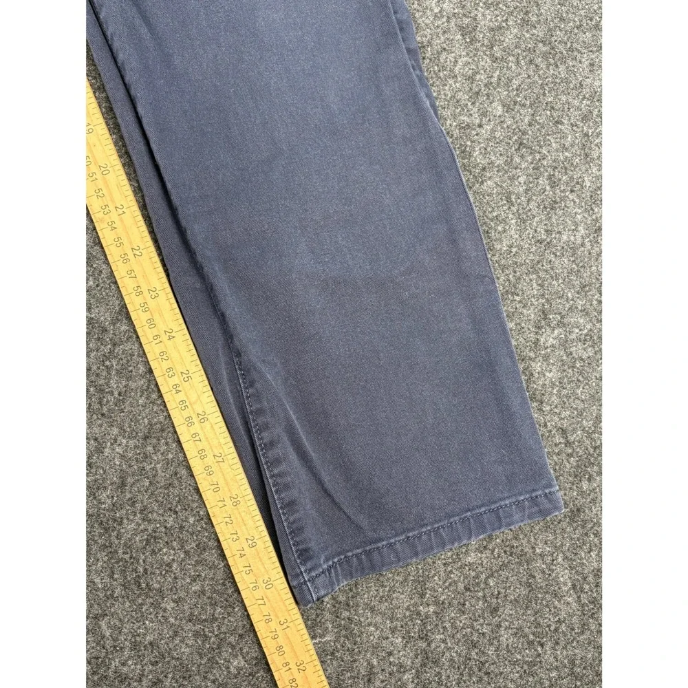 Levis Mens Chino Pants Navy Blue Straight Leg Cotton Twill W34 L34 18201-0037